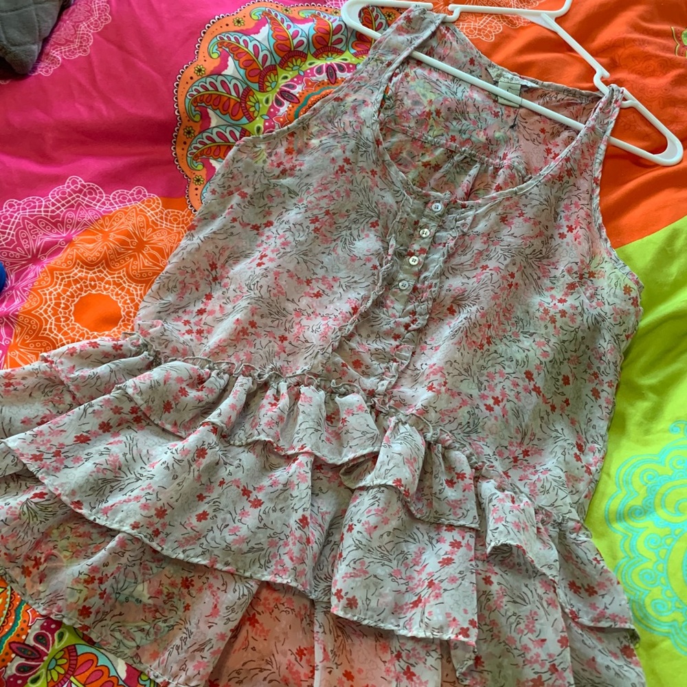 Sheet tank blouse